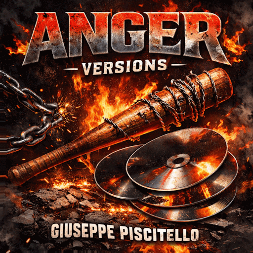 Copertina Anger versions di Giuseppe Piscitello